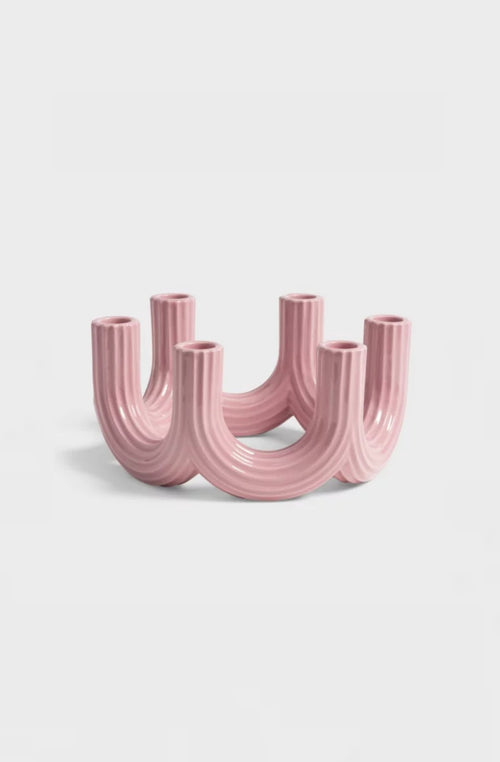 Candleholder churros pink