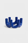 Candleholder churros blue